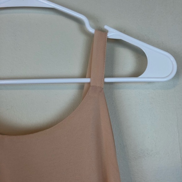 Qing Qing Fashion Light Peach Tank Mini Dress Bow - Picture 6 of 6